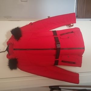 Michael Kors red parka/coat
